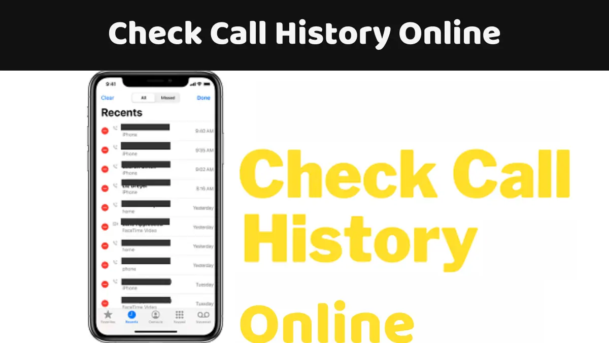 Check Call History Online