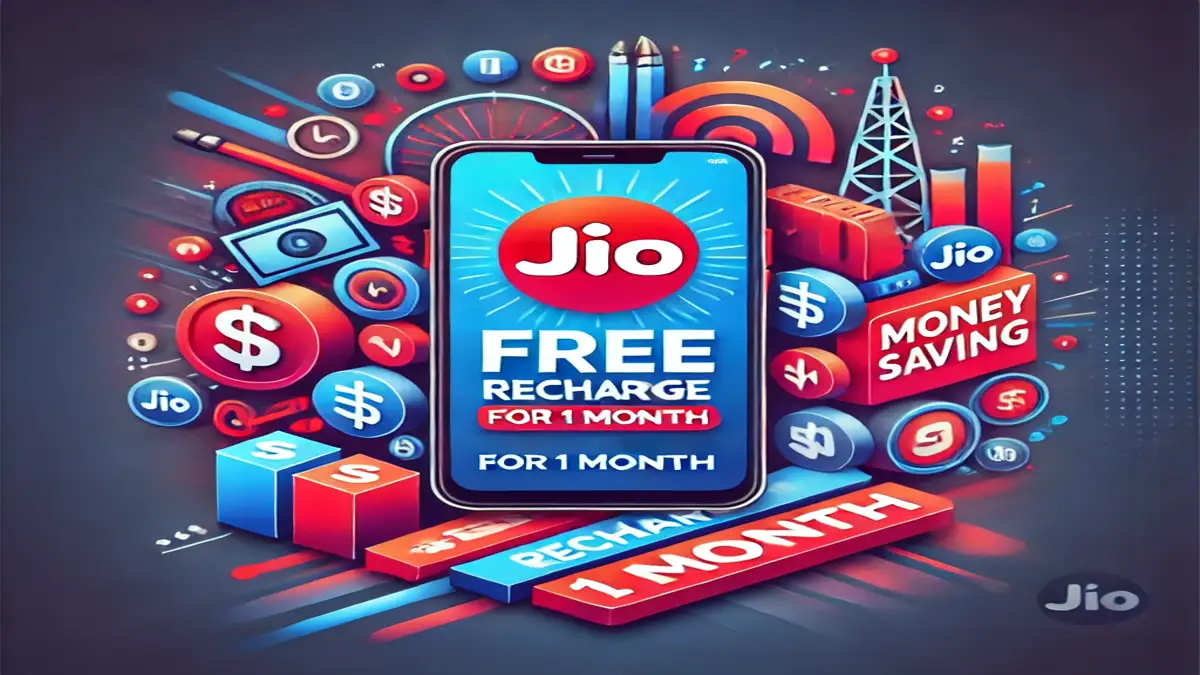Free Recharge JIO for 1 Month
