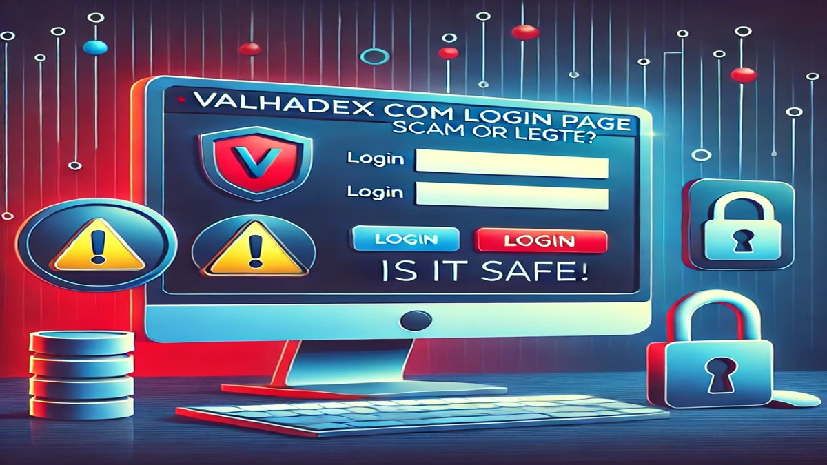 Valhadex com Login Page